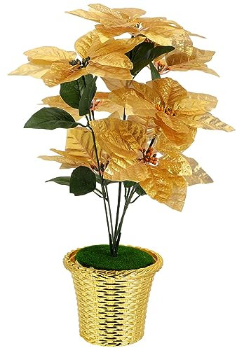 Cabilock Accesorio De Festival Flor Artificial De Pascua Maceta Simulada Decoración Festiva