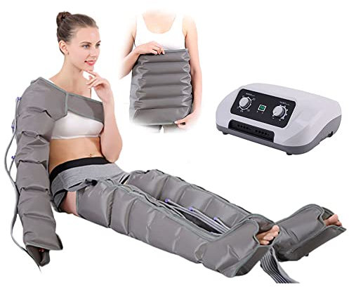 Machine électrique de massage des jambes à compression d'air, appareil de massage pour les jambes et les pieds, enveloppements de mollets pour les pieds, les chevilles, les mollets et soulage la fat