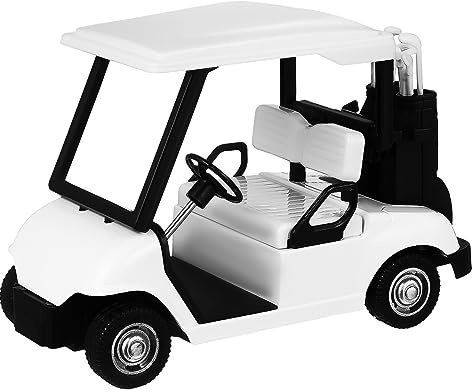 VICASKY Spielzeug Golfwagen Metall Modell Golfwagen Spielzeug Schreibtisch Dekor Golf Party Versorgung