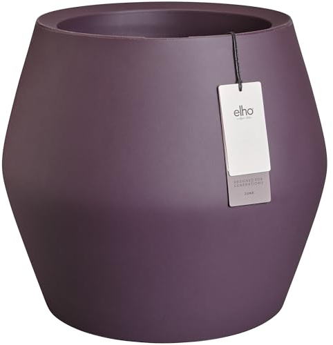 elho June Split Low 46cm Blumentopf - Vintage Pflaume | L 46 x B 46 x H 42.6 cm | Für drinnen & draußen geeignet | 100 % recycelter Kunststoff