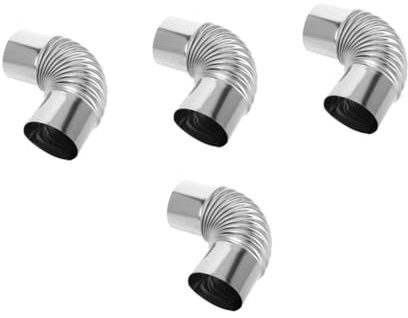 OSALADI Stainless Steel Chimney Heat Shield Pipe Insulation Mesh for Wood Stove Pipe