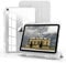 ZOYU Hybrid Case for iPad (A16) 11 Inch 2025, iPad 10th Generation 2022 10.9 Inch with Pencil Holder, Detachable Sliding Cover with Clear Hard Back Shell, Auto Wake/Sleep, Light Gray