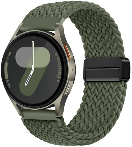 OUTPUTBT 20mm Geflecht Magnetisch Armbänder für Tensky ID208Plus Armband für RUXINGX G35 Ersatzarmband für aeac/Fitpolo ID208BT RUIMEN G20 NAIXUES S53 AGP TEK LW31 Popglory/P22/P32/P96 IOWODO R3Pro