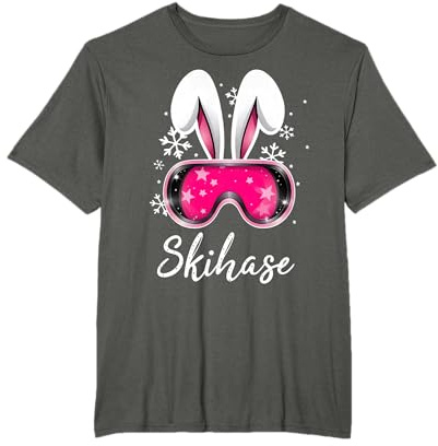 SKIHASE - APRÉS SKI HASE X Lustige Skihaserl Hasen Zeichnung T-Shirt