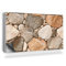Magnetic Radiator Cover 110x60 cm (43,3x23,6 inch) Dust and Damage Protection Decoration Panel Easy Installation Built-in Magnet Heat-Resistant - Natural stones large and small