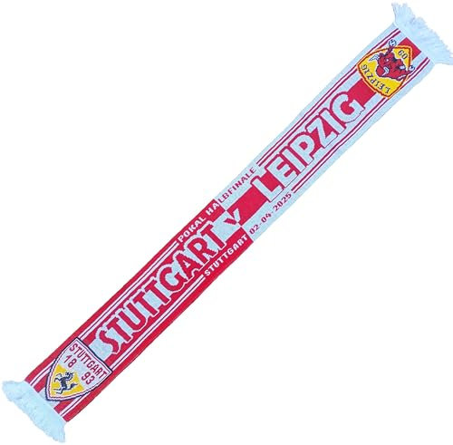 Generisch Stuttgart/Leipzig Pokal Halbfinale 2024/2025 Fussbalschal