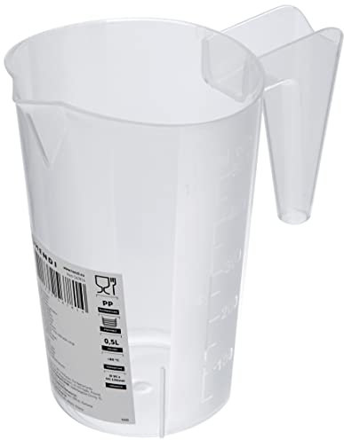 HENDI Jarra medidora apilable - 0.5 L - ø95x(H)136 mm (Paquete de 10)