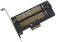 Agwuoetr M.2 NVMe NGFF SSD to PCIE X4 X8 X16 Card Slot SATA Dual Disk Adapter Expansion Card Supports MKey BKey Wiring Xpansion Card