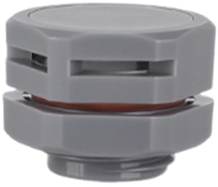 SZLIFE Sfiato dell'Aria con Vite di sfiato Impermeabile IP67, valvola di riduzione della Pressione M16x1,5, Tappo di per Illuminazione, Antipolvere, Grigio