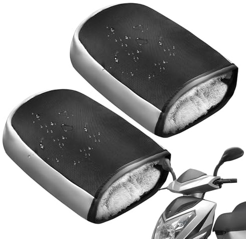 Manoplas para Manillar De Moto Manguitos Impermeables Al Viento Y Agua | Manoplas De Manillar Para Bicicleta Para Clima Frío Para Motocicleta, Motonieve, Scooter Y Bicicleta