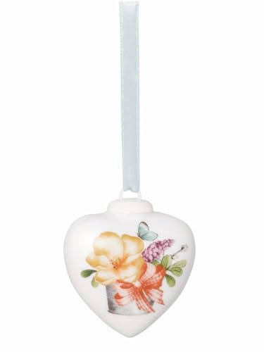 Hutschenreuther Frühlingsgrüsse Tulpe gelb Porzellan-Mini-Herz