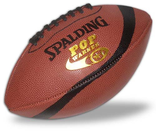 Spalding Pop Warner Lederfußball - Mitey Mite Gr