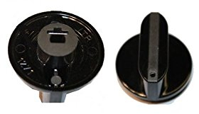 MANETTE COMMANDE GAZ NOIRE pour TABLE DE CUISSON SAUTER - AS0000188
