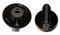 MANETTE COMMANDE GAZ NOIRE pour TABLE DE CUISSON SAUTER - AS0000188