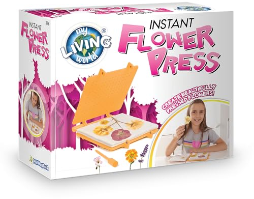 My Living World - Instant Flower Press | Create Beautifully Pressed Flowers | Make Amazing Cards & Pictures | Easy Creative Arts & Crafts Activity | For Ages 5+