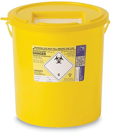 Reliance Medical 22 Litre Sharps Container