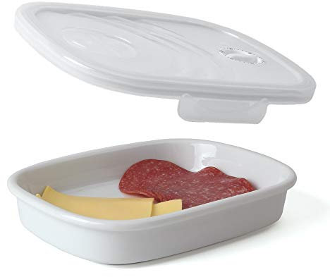 Porzellan Servier- & Aufbewahrungsschale Cook & Go 0,45 l mit Deckel