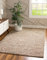 Unique Loom Solo Solid Shag Kollektion Moderner Plüsch-Hochflor Teppich, Taupe, 100x160