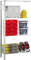 SCHULTE Lagertechnik Anbauregal, Steckregal MULTIplus150-Pack, 2000 x 1000 x 500 mm (HxBxT), 4 Fachböden, Kreuzstrebe, verzinkt