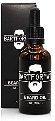 BARTFORMAT® - Bartöl | Bartöl Herren (50ml) für einen weichen Bart - mit Jojoba, Aloe Vera und Kamillen Öl (Neutral) für jeden Barttyp geeignet