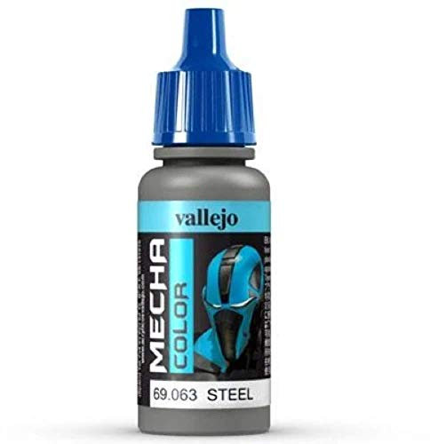 Vallejo AV Mecha Acryl-Farbe für Airbrush 17 ml stahl