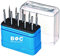 Bohrcraft HM-Kleinfrässtifte Set KF10 / Kopf- und Schaft Ø 3,0 mm / 10-teilig / 59001330014