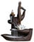 YYW Backflow Räucherstäbchen Brenner, handgemachte Wasserfall Backflow, Räucherstäbchen Halter für Büro Home Schlafzimmer Yoga Dekoration mit 20-pcs Kegeln (Lotus Hand)