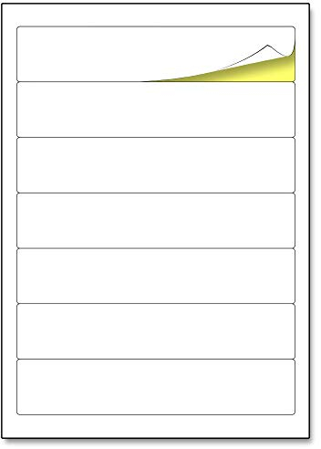 192 x 38 mm, 25 Blatt, Ordnerrücken Selbstklebend Etiketten Aufkleber Bedruckbar A4
