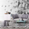 Papier peint, papier peint, fond d'écran, papier peint, treillis géométrique, chambre à coucher murale créative, revêtement mural papier peint 3d foot gris noir poster pierre photo salon-430cm×300cm