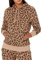 Amazon Essentials Felpa con Cappuccio in Pile vestibilità Regular (Taglie Forti Disponibili) Donna, Cammello Leopardata, M
