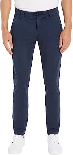 Tommy Jeans Chino Homme TJM Scanton Chino Pant Slim, Bleu (Twilight Navy), 33W / 30L