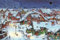 Adventskalender-Grußkarte 5 Stück Tannenbaum Weihnachten Doppelkarte Winter Weihnachtszeit Adventszeit