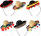 CCCYMM 6 Pcs Mini Mexican Hats Mini Straw Hat for Carnival Decorations