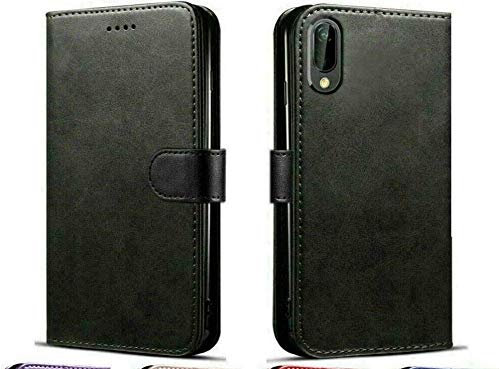Premium quality Samsung Galaxy A10 Case, Cover PU Leather Flip Magnetic Protective Wallet Case Cover [Credit Card Slot] for Samsung Galaxy(premium quality A10 Black