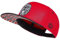 Cadency® Snapback Cap Maori, Damen und Herren, Rot, Unisex, Größenverstellbar