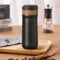 i Cafilas Taza térmica de acero inoxidable 2 en 1 con sistema de prensa francesa, portátil de prensa francesa, taza de café de viaje, taza de prensa, termo a prueba de fugas de acero inoxidable