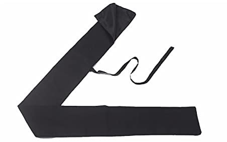 Schwerttragetasche Taichi Chinesische Kung Fu Schwerttasche Japanische Samurai Schwerttasche Kampfkunst Tragetasche, 51 Zoll Länge,Schwarz