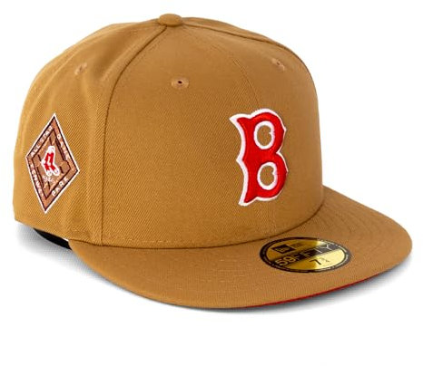 New Era Cap 59FIFTY Herren Basecap NFL NBA MLB Limited Edition (Boston Red Sox Brown, 7 3/8)
