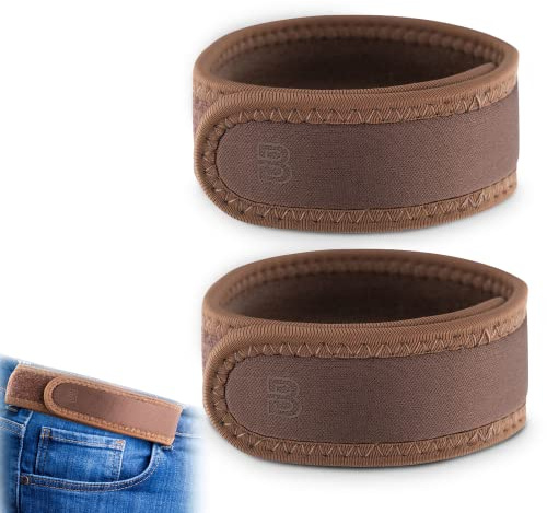 BeltBro Pro Gürtel, unsichtbar, für Damen und Herren, elastisch, ohne Schnalle, patentiert, metallfrei, TSA-geeignet, weich, verstellbar, seitlich zu befestigen