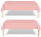2Pcs Pink Party Tablecloth Decorations for Girls Birthday, Disposable Table Cloth, Table Covers, Dining Tablecover for Indoor or Outdoor Kid Wedding Birthday Picnic Party Decorations