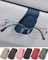 JEJA Porta Occhiali Auto, Pelle Clip per Biglietti da Visita Supporto per Occhiali Sole da Auto, Blu