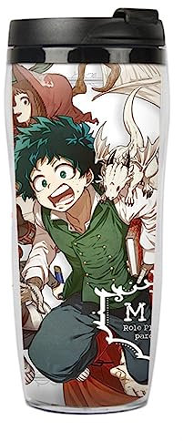 My Hero Academia Anime Travel Mug 400ml Double Insulation Sports Cup Plastic Coffee Mug Water Bottle Gift