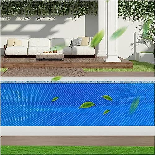 Pool-Heizung, oberirdischer Pool-Warmwasserbereiter, Pool-Decke, 600 Mikron Dicke Whirlpool-Abdeckung mit umwickelten Kanten, Pool-Abdeckungsschutz für erdverlegte und oberirdische Schwimmbäder