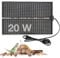 AVCXEC Terrarium Heizmatte, 20W Einstellbar Reptil Heizmatte mit Temperaturregelung, Reptile Wärmekissen, Wärmematte Terrarium für Reptilien Schildkröte, Schlangen, Eidechse, Gecko, Spinne (42x28CM)