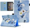 Case for All-New Fire HD 10 Tablet & Fire HD 10 Plus Case (13th/11th Generation, 2023/2021 Release), Ausmix PU Leather Slim Folio Stand Cover Case with Smart Auto Wake/Sleep, White Flowers