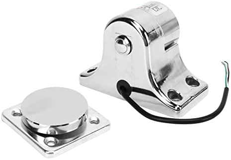 Brandschutztür-Bodenstopper, DC24V 2W Elektromagnetischer Türhalter Zinklegierung Silber 55 Kg Saugkraft Brandschutztürboden, Lichtbogenschneideausrüstung