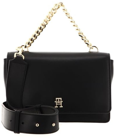 Tommy Hilfiger TH Refined Shoulder Bag M Black