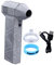 Jet Dry Mini Blower 150000 RPM Tragbarer Mini Jet Blower mit Turbinenleistung für Reinigung im Freien von Autos, Computern, Tastaturen, Grau