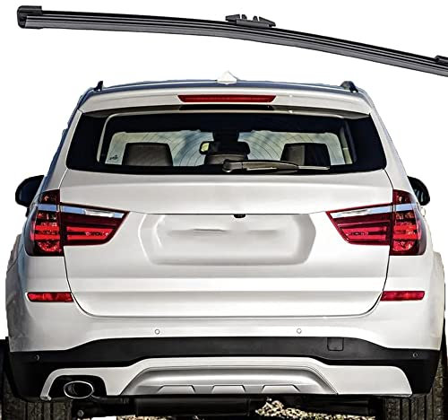 MengZJ 13 Automotive Scheibenwischer Rear Für BMW X3 F25 2011 2012 2013 2014 2015 2016 2017, Wischerblatt Wischerarm hinten Scheibenwischer Teile