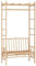 Kangmusi 341742 Banc de jardin en bambou avec pergola 116 cm